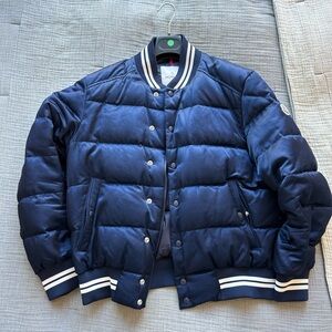 Like new excellent condition Moncler blue jacket. From boxing collection